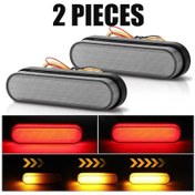 Resim 34led Led Lights Universal Motorcycle Rear Brake Tail Light Led Turn Signals 2pcs Büyük Britanya 1 ADET 