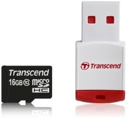 Resim Transcend TS16GUSDHC10-P3 Class 10 microSDHC 16 GB hafıza kartı 