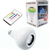 Resim Xnews Bluetooth Hoparlör Akıllı Led Ampul 13 Renkli 4 Ktli Kumandalı 