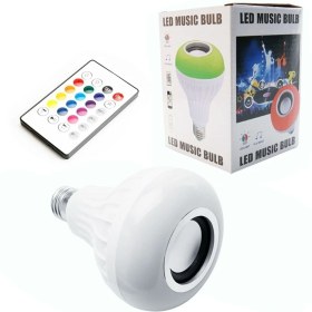 Resim Xnews Bluetooth Hoparlör Akıllı Led Ampul 13 Renkli 4 Ktli Kumandalı 