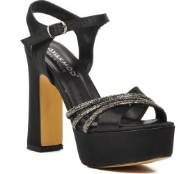 Resim Ayakmod 655323 Siyah Kadın Platform Topuklu Ayakkabı 