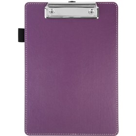 Resim 2K Sekreterlik,A5 Küçük Boy,Kapaksız,A5 Clipboard Vegan Suni Deri,17,5x24,5 cm.,Lila/Mor 
