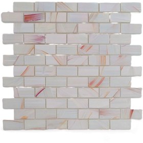 Resim MozaiKristaL Mutfak Tezgah Arası 23x48 Mm Anne Incisi Kristal Mozaik. ( 1 Kutu = 1 M2 Fiyatıdır ) 