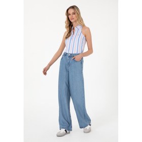 Resim U.S. Polo Assn. Loose Fit Kadın Jean Pantolon 2114663 (2114663) 