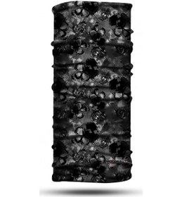 Resim Motosıklet Bandana-boyunluk Crt-506 Siyah - Gri 