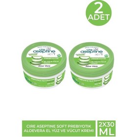Resim Cire Aseptine Soft Prebiyotik Aloevera El Yüz Ve Vücut Kremi 30 Ml 2 Adet 