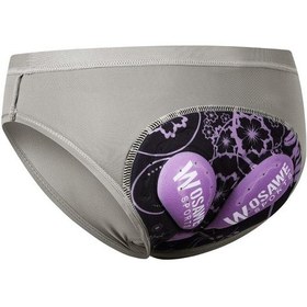 Resim Suntek Kadın İç Giyim Hafif Bisiklet Üçgen M-gri-ve-mor Gri - Mor 