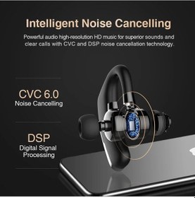 Resim Lasonstiges V9 Serisi Yeni V9 Bluetooth Kulaklık Uzun Bekleme İş Kulaklık Hd Çağrı Bluetooth Kablosuz Kulaklık Mıc Ile İphone Samsung Huawei 