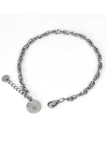 Resim Fenerbahçe Çift Halka Çelik Bileklik - Metalik / Standart 