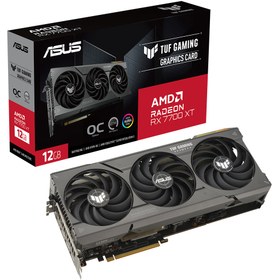 Resim Asus TUF Gaming Radeon RX 7700 XT OC Edition 12GB GDDR6 192 Bit Ekran Kartı 