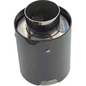 Resim Monlion 101MM M Model 5d Carbon Fiber Kaplama Tekli Egzoz Ucu 