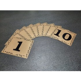 Resim Kapı Numarası 10X12 Cm Yapışkanlı No 1'Den 10 A 