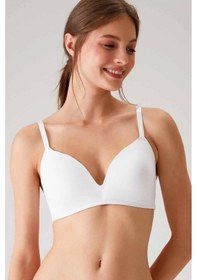 Resim Moon Wear Pierre Cardin Balensiz Desteksiz Micro Sütyen Beyaz 