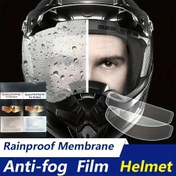 Resim Motorsiklet Koruma Yağmurluk Filmi + Sis Önleyici Film Sis ve Yağmur Müdahalesine Veda Edin Yüksek Çözünürlüklü Kaymaz ve Aşınmaya Dirençli 