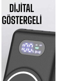 Resim 10.000 Mah Powerbank 4 Portlu Hızlı Şarj Dijital Göstergeli Çok Renkli 