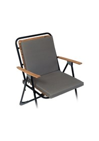 Resim Xpermate Arkalıklı Fermuarlı 40 x 40 CM Sırtlıklı Sandalye Minderi Gri 