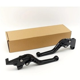 Resim Xuweiwei Siyah Black,mt-07 2014 2025 Uyumlu Motorcycle Kısa Debriyaj Fren Kumanda Kolları Ayarlanabilir Cnc 