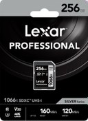 Resim Lexar Professional 1066X LSD1066256G-BNNNG 256 GB SDXC UHS-I V30 U3 Hafıza Kartı 