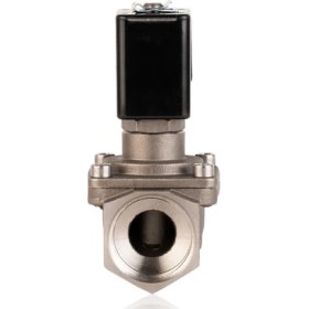Resim Unox 220V AC Paslanmaz Buhar Normalde Kapalı Solenoid Valf (0,5-6 BAR) 