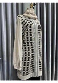 Resim Selinada File Ceket - Bej - 40 Bej 