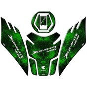 Resim Bajaj Dominar 400 Tank Pad Set 009 Yeşil Siyah 