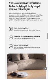 Resim Xiaomi 6000PA Yüksek Çekim Gücü Akıllı Robot Süpürge Halı Tanıma ve Mop Kaldırma, S20PLUS +Tiftik Makinesi 