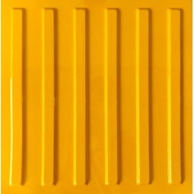 Resim İleri Trafik Engelli Takip Yüzeyi 40X40CM Çizgili 