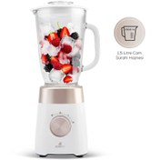 Resim Karaca Çam Sürahili Premium Buz Kırma Özellikli Smoothie Blender Kırmızı 1000W 