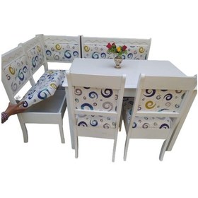 Resim Bengimobilya Köşe Takım Mutfak Model Kayın Iskelet Sandık Benc Açılır Masa Sun 