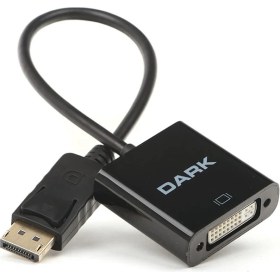Resim Dark Display Port to DVI Altın Uçlu, Full HD 60Hz,Dijital, Tak Çalıştır Dönüştürücü (DK-HD-ADPXDVI) 
