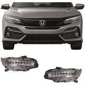 Resim Honda Civic Ön Sağ-sol Set Far Ledli Sedan Hatcback 2016-2021 