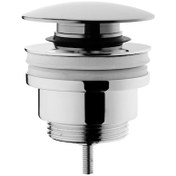 Resim VitrA Origin Yuvarlak Basmalı Lavabo Süzgeci Krom A45149 
