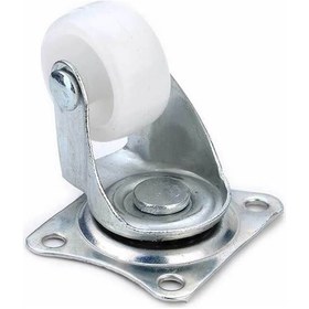 Resim Plastik Sarhoş Teker 10 kg Rulmanlı 360 Derece Döner Tekerlek DIY 