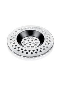 Resim Metal Lavabo Süzgeci, 2 Adet Siyah 
