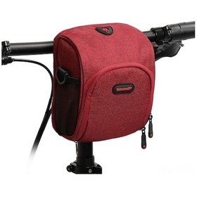 Resim "tf910 Bisiklet Çantası - Su Geçirmez, Çok Fonksiyonlu, Omuz Askılı, Kırmızı" Kırmızı Kırmızı 