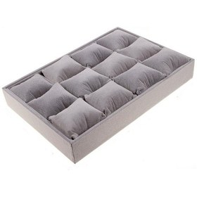 Resim Yerli Üretim Tokyo Model Süet Kumaş Gri 34/24 Cm Yastıklı Çekmece Gri 