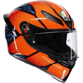 Resim Agv K1 S Speedarmor Black Orange Blue Kapalı Kask Xl 