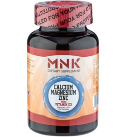 Resim Calcium Magnesium Zinc Mnk Vitamin D 3 120 Kalsiyum Magnez. 