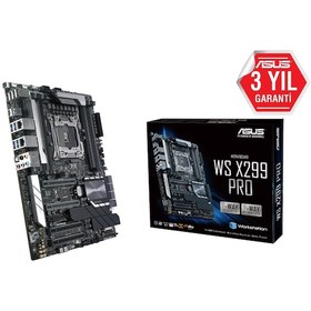 Resim ASUS Ws X299 Pro Sata3 Ddr4 M2 Pcıe Nvme Pcıe 16x V3.0 2066p Atx 