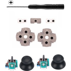 Resim POPKONSOL Ps5 Analog Motor Topuz Iç Lastik Versiyon 1 Tamir Seti Ps5 Tornavida Playstation 5 Kol Tamiri 