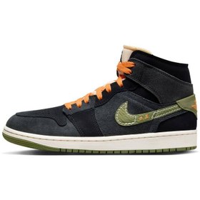 Resim Air Jordan 1 Mid SE Craft Erkek Basketbol Ayakkabısı 