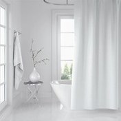 Resim Afeks Home Beyaz 180x200 cm Polyester Banyo Perdesi (AFEKSHOME.10012) 