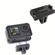 Resim DJI OSMO Action 5 Pro için Manyetik Adaptör Braketi - Hızlı Çıkarma Montajı, Dayanıklı ABS, Spor Kameraları için İdeal, Güvenli ve Kolay Aksesuar, Kamera Montajları 