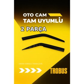 Resim TROBUS Hyundai Starex Minibüs Tüm 2'li Mügen Tip Cam Rüzgarlığı 2'li Takım 