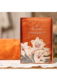 Resim Skycity Yeşil Renkli Koral Yün Havlu lik Kutusu - 35x35 Cm 100% Poliester Fiber 