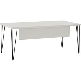 Resim Brillo Koza Masa 180cm Ev-Ofis Çalışma Masası - Beyaz CLNSIS-3495A 