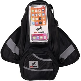 Resim MOTOANL Motosiklet Depo Üstü Çanta Tank Bag Manyetik Impertex Kumaş Telefonluklu Mod Motor Tur Çantası 