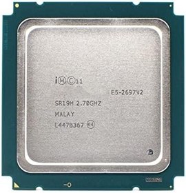 Resim bilgisayar donanımı E5 2697 V2 2.7GHz 30M QPI 8GT/s LGA 2011 SR19H C2 E5 2697v2 CPU Processor 100% Normal Work Üretim hassasiyeti 