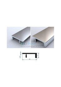 Resim Kapak Ve Sürgü Kulp Profili Parlak El. Taşmalı 250 Cm 