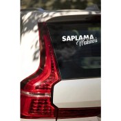 Resim TSC Saplama Makinesi 25CMX14CM Arka Cam Araba Sticker 